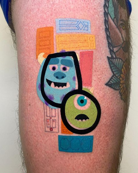 Monsters Tattoo, Steve Butcher Tattoo, Monster Tattoo, Money Tattoo, Tattoo Magazine, One Piece Tattoos, Cartoon Tattoos, Tattoos Gallery, Great Tattoos