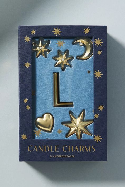 Monogram Candle Charms | AnthroLiving Monogram Candle, Shop House, Anthropologie, Charms, Monogram, Candles