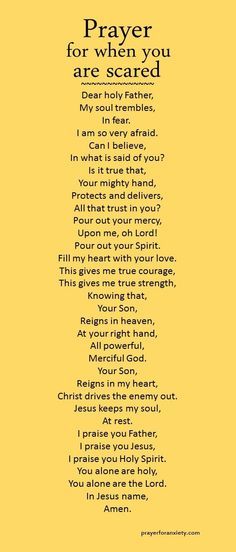 Prayer for when you are scared Prayers When Scared, Prayers For Being Scared, Prayer Changes Things, Soli Deo Gloria, Christian Prayers, Prayer Times, Prayer Verses, Prayer Life, Prayer Scriptures