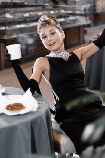 9 Chic, Last-Minute Halloween Costumes Using Your Trusty LBD #purewow #outfit ideas #halloween #fashion Black Dress Halloween Costume, Halloween Chic, Movie Character Costumes, Audrey Hepburn Photos, Julie Newmar, Jacqueline Bisset, Audrey Hepburn Style, Halloween Tattoo, Hepburn Style