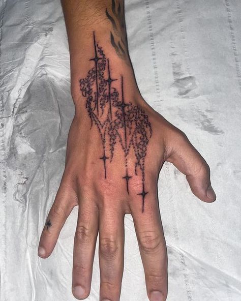 dish3s on Instagram: "from my old flash collection for jacob✨" Neotribal Hand Tattoo, Goth Tattoo, Gothic Fairy, Emo Music, Hand Tattoo, Tattoo Placement, Victorian Gothic, Gothic Art, Goth Fashion