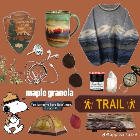 Alt Hiking Outfit, Camping Core Outfits, Granola Hippie Outfit, Granola Outfits Aesthetic, Grunge Granola Aesthetic, Adventure Core Aesthetic Outfits, Indie Granola Outfits, Hippie Granola Aesthetic, Granola Boy