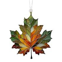 Maple Leaf Crafts Ideas, Maple Leaf Stained Glass Pattern, Stained Glass Leaves, Stained Glass Leaf, Thanksgiving Arts And Crafts, Fall Leaf Decor, Leaves Wall Art, Motif Art Deco, Leaf Ornament