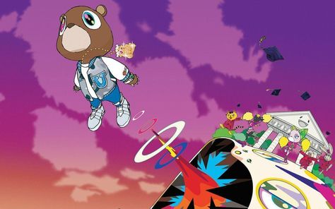 Kanye West Graduation wallpaper Kanye West Graduation Wallpaper, Graduation Kanye West, Kanye West Fade, Kanye West Bear, Wallpaper Musik, Wallpaper Iphone 11, Kanye West Wallpaper, Kanye West Albums, Kanye West Yeezus