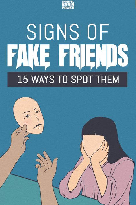 We have brought to you, the ways you can identify whether the person with whom you are spending so much time, or trying to believe, is fake or real. Here are15 Best known signs of fake friends How To Deal With Fake Friends Tips, How To Spot Fake Friends, How To Find New Friends, How To Find Real Friends, Signs Of A Fake Friend, Find Friends On Pinterest, Fake Friend Test, Jealousy Friends, Fake Best Friends