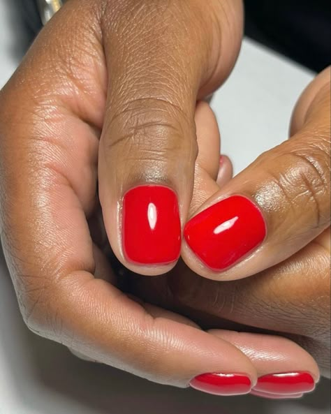 Fall Gel Nail Ideas, Gel Nail Art Ideas, Nail Maintenance, Gel Nail Ideas, Red Manicure, Fall Gel Nails, Red Nail Polish, Shellac Nails, Red Nail