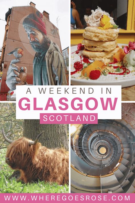 The ultimate Glasgow travel guide for a weekend in Glasgow Scotland. Includes things to do in Glasgow, where to eat in Glasgow, cafes in Glasgow and parks in Glasgow. Glasgow is one of the best cities in Europe and a fantastic destination in Scotland for your UK road trip or UK staycation! Things To Do In Glasgow Scotland, Things To Do In Glasgow, Uk Staycation, Glasgow Travel, Edinburgh Scotland Travel, Uk Road Trip, Best Cities In Europe, Best Afternoon Tea, Scotland Vacation