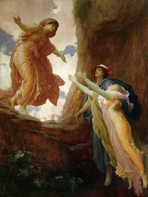 Demeter – Mythopedia Frederick Leighton, Edward Robert Hughes, Frederic Leighton, Leeds Art Gallery, John William Godward, John Everett Millais, Greek And Roman Mythology, Hades And Persephone, Pre Raphaelite