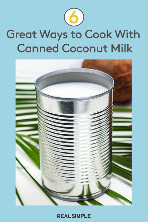 One coconut milk can has many uses in the kitchen and around the house. Try these coconut milk recipes and other ways to use canned coconut milk. Canned Coconut Milk Recipes, Coconut Milk Recipes Dessert, Cocnut Milk, Recipes Using Coconut Milk, Cooking With Coconut Milk, Coconut Milk Uses, Make Coconut Milk, Coconut Milk Smoothie, Best Coconut Oil