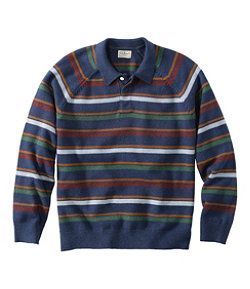 #LLBean: Men's Wicked Soft Cotton/Cashmere Sweater, Rugby Polo, Stripe Rugby Polo, Men's Sweaters, Built To Last, Rugby Shirt, Polo Collar, Ll Bean, Cashmere Sweater, L L Bean, Stripe Sweater