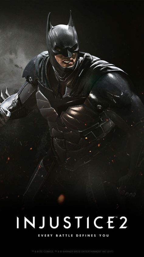 Pinterest: lilybug003 Injustice Batman, Injustice 2 Characters, Injustice 2 Batman, Batman Injustice, Dc Injustice, Deadpool Funny, Caped Crusader, Injustice 2, Batman Poster