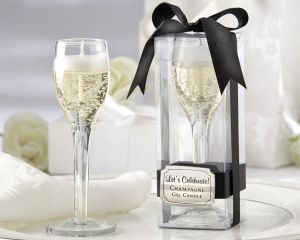 Champagne Candles, Gel Candle, Candle Party Favors, New Years Wedding, Gel Candles, Candle Wedding Decor, New Years Eve Weddings, Candle Wedding Favors, Candle Favors