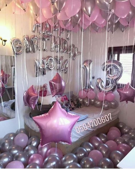 Room Decorations Diy, Birthday Room Surprise, Surprise Birthday Decorations, Birthday Room Decorations, Birthday Surprise Boyfriend, Birthday Goals, Cute Birthday Pictures, Birthday Ideas For Her, Cute Birthday Ideas