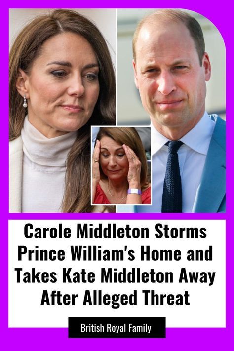 Carol Middleton shocked the public when she allegedly stormed into Prince William's home and whisked away her daughter, Kate Middleton. This dramatic turn of events unfolded amidst claims that King Charles Prince William Daughter, Carol Middleton, Kate Middleton Pregnant, Family Gossip, British Royal Family News, Carole Middleton, Prins William, British Family, Prince Williams