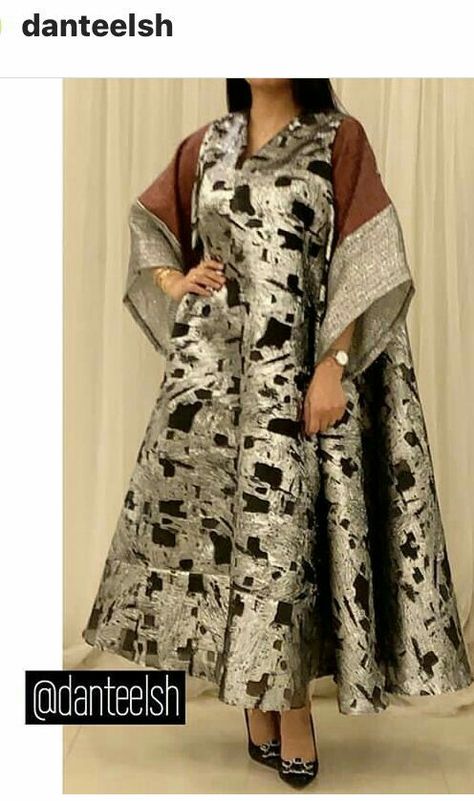 Brocade Abaya, Long African Dresses, Kaftan Designs, Best African Dresses, African Maxi Dresses, African Lace Dresses, African Fashion Traditional, African Fashion Women Clothing, Muslim Fashion Dress