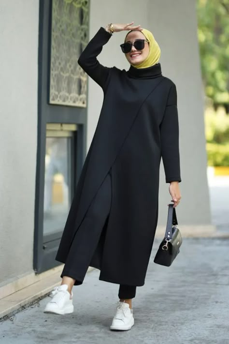 Modest fashion, Hijab style, Hijab fashion, Hijabi outfits, Modest clothing, Islamic fashion, Modest dress, Modest fashion for women, Muslim fashion, Stylish modest clothing, Hijab outfit ideas, Modest wear, Muslim women's fashion, Modest chic, Hijab modest fashion, Muslimah clothing, Hijab friendly, Modest fashion haul, Turkish modest fashion, Hijabi look, Modest clothing store, Women's modest fashion, Modest clothing haul, Hijab lookbook, Hijabi fashion trends Tunic Outfit Hijab, 2 Piece Modest Outfit, Black Tunic Outfit, Winter Modest Outfits, Tunic Outfit, Modest Evening Dress, Outfit Hijab, Set Outfits, Black Tunic