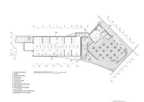 Gallery of Barin Ski Resort / RYRA Studio - 29 Ski Resort Architecture, Lobby Plan, Studio Plan, Mountain Formation, Church Design Architecture, Ski Hotel, Resort Plan, Resort Architecture, Hotel Concept