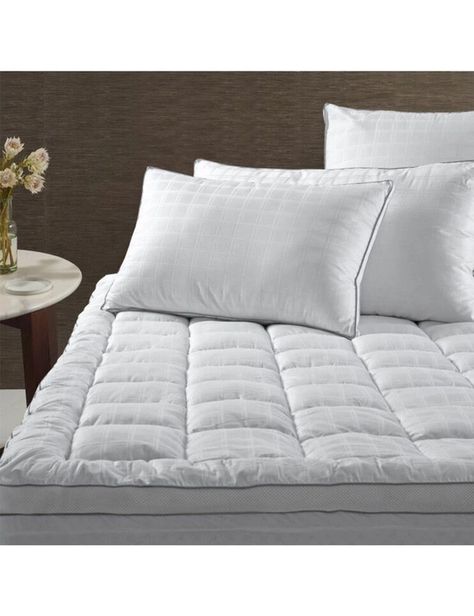 Accessorize Deluxe Hotel Mattress Topper Most Plush And Cozy Mattress Topper, Mattress Topper Full, The White Company Mattress Topper, Firm Mattress Topper, Endy Mattress, Hotel Mattress, Manchester House, Mattress Bedroom, Mattress Topper