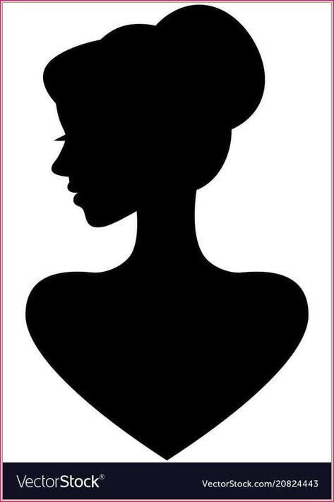 Women Silhouette, 8. Mart, Diy Jewelry Display, Silhouette Painting, Silhouette Clip Art, Silhouette Stencil, Silhouette Art, Jewellery Display, Young Woman