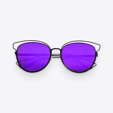 Women’s Bold Purple Cat-Eye Aviator Sunglasses Tag a friend who would love this! FAST US Shipping Get it here ——> https://prehype.shop/womens-bold-purple-cat-eye-aviator-sunglasses/ #musthave #shopnow Better Attitude, Beautiful Frames, Trendy Eyewear, Festival Sunglasses, Eye Damage, Purple Sunglasses, Black Gold Chain, Sunglasses Women Aviators, Image Svg