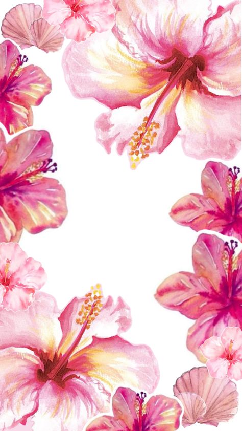 Hibiscus Flower Wallpaper Aesthetic, Summer Prints Wallpaper, Whimsy Flowers, Plain Wallpaper Iphone, Jelly Wallpaper, Cute Summer Wallpapers, Desktop Wallpaper Art, Iphone Wallpaper Photos, Cute Wallpaper For Phone