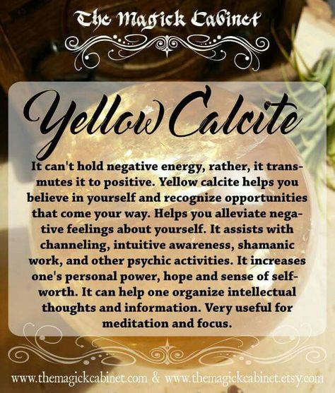 Yellow Calcite Witchy Habits, Crystal Recipes, Herbal Journal, Crystal Affirmations, Crystal Identification, Crystal Magick, Magic Stones, Honey Calcite, Yellow Calcite