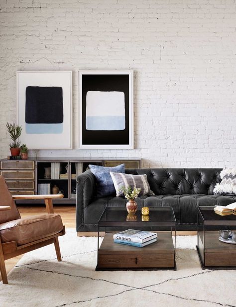 If you’ve got a black leather sofa (or you’re thinking about buying one) it can be tricky deciding how to decorate your living room around it. Black i... | Mix Black and Brown Black Leather Sofa Decor, Black Leather Sofa Living Room, Leather Sofa Decor, Black Leather Couch, Leather Sofa Living, Leather Couches, Leather Couches Living Room, Black Couches, Leather Sofa Living Room