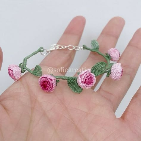 Flower bracelet diy