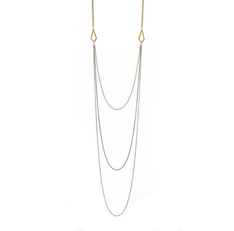 Lariette necklace Modern Lariat Chain Necklace, Lariette Necklace, Luxury Modern Lariat Necklace With Delicate Chain, Luxury Long Lariat Necklace With Delicate Chain, Brass Lariat Chain Necklace, Making Ideas, Jewelry Making, Pendant Necklace, Chain