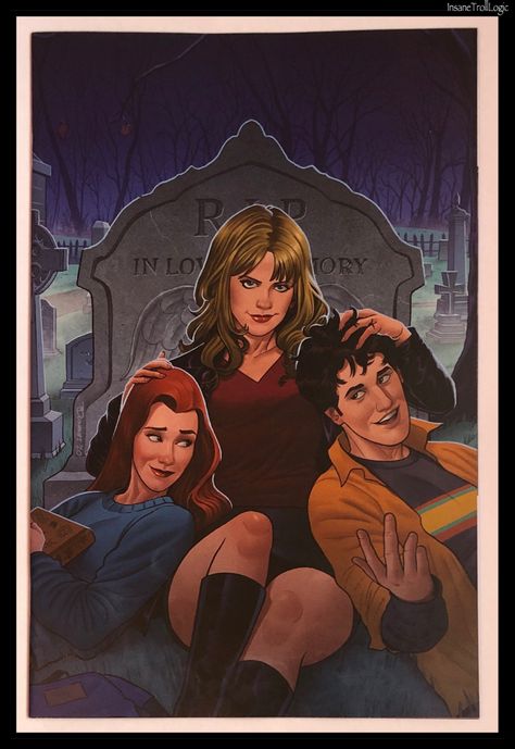 Joe Quinones, The Scooby Gang, Buffy Style, Scooby Gang, Buffy The Vampire Slayer Angel, Buffy Angel, Buffy Summers, Joss Whedon, Dark Horse Comics