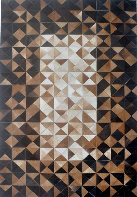 Hair-On Cowhide - M67 - Leather Rug from the Leather Rugs Collection collection at Modern Area Rugs Leather Carpet, Leather Rugs, Area Rugs Cheap, Rugs Contemporary, Modern Rug Design, Tibetan Rugs, Cowhide Rugs, Brown Geometric Rug, Leather Rug