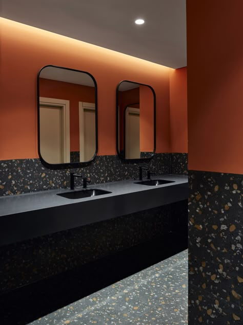 Duraline Offices - Izmit | Office Snapshots Gym Toilet, Public Toilet Design, Hyderabad Airport, Commercial Bathroom Designs, Manipal University, Public Restroom Design, Toilet Design Modern, All Gender Restroom, Commercial Bathrooms