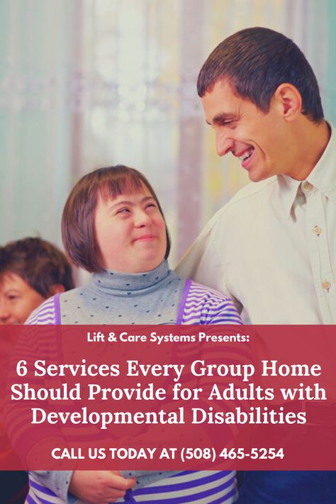 Selecting a group home for your loved one is a difficult decision, even under the best of circumstances, but here are six services that you should look for when selecting a group home for an adult with developmental disabilities. Adaptive Technology, Durable Medical Equipment, Group Home, Wheel Chair, Enrichment Activities, Medication Management, Developmental Disabilities, Aging In Place, Job Training