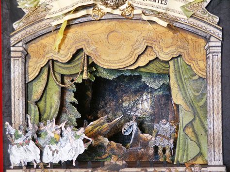 A History of Don Quixote. Paddington Station, Paper Theatre, Puppet Theatre, Ballet Russe, Toy Theatre, Pop Up Art, Country Landscape, Puppet Theater, Theatre Set