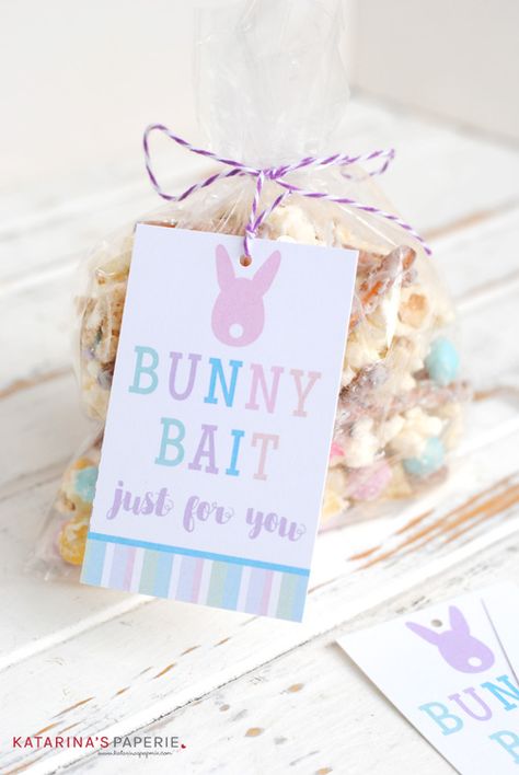 Bunny Bait Printable, Easter Tags Free Printable, Bunny Bait, Bunny Birthday Party, Easter Party Favor, Easter Gift Tag, Bunny Baby Shower, Free Printable Tags, Bunny Party