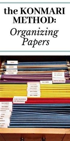 Learn how to use the KonMari method of organizing papers so you can finally tame the paper monster in your home! Konmari Method Organizing, Paper Monster, Kon Mari, Organizing Papers, Konmari Organizing, Marie Kondo Organizing, Paper Clutter Organization, Office Organization At Work, Diy Organizer