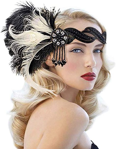 Jewel Hair, Jeweled Hair Accessories, Flapper Headpiece, 1920s Headpiece, Vintage Headpiece, Headpiece Accessories, Flapper Headband, Rhinestone Headpiece, Feather Headpiece