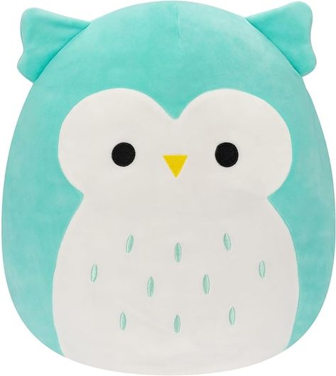 Amazon.com: Squishmallows Original 14-Inch Winston Teal Owl - Large Ultrasoft Official Jazwares Plush : Everything Else Owl Plush, Teddy Bear Stuffed Animal, Pet Bird, Fabric Birds, Bird Toys, Home Chef, Toy Craft, Teal Colors, Shop Wallpaper