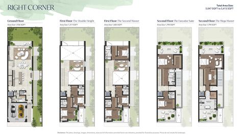 amara Twin Villas - Hillside Way of Living Life | Tilal Al Ghaf Twin Villa Plan, Villa Plan, Joy Of Living, Green Park, Resort Style, Gated Community, Living Life, Open Space, Live Life