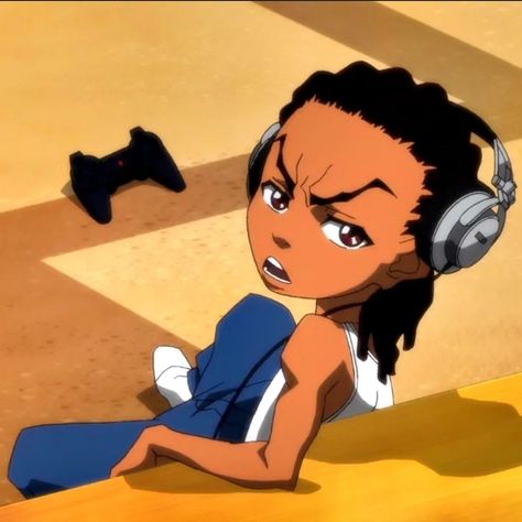 Riley Freeman Wallpaper, Riley Freeman Pfp, Riley Boondocks Pfp, Tuff Pfp, Boondocks Riley, Throwback 2000s, Riley Boondocks, Riley Freeman, Boondocks Cartoon