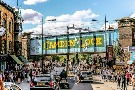 Camden Lock Market - Streets of London | photo by Andreas Grieger Camden Lock, Market Photo, Streets Of London, Beautiful London, London Baby, Camden Town, Urban Architecture, London Town, London Photos