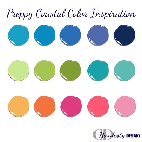 @cassidyhardesty posted to Instagram: Add a splash of color to your home!   #preppystyle #preppyinterior #coastalpreppy #palmbeachstyle #preppy #prepster  #prep #preplife #diningroominspo #livingroominspo #makeitsunny #bedroominspo #interior4you1 #passion4interior #inspire_me_home_decor #interior_and_living #inspohome #roomforinspo #classyinteriors #interior125 #roominterior #interior2you #interiorstyled Bright Coastal Color Palette, Key West Color Palette, Preppy Color Palette, Key West Colors, Motel Ideas, Colorful Beach House, Preppy Colors, Retreat Decor, Beach Color Palettes