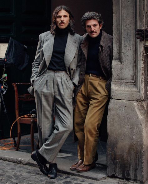 Mark Maggiori, Tux Prom, Moustache Style, Look 80s, Moustaches Men, Evening Suit, Classy Suits, Suits Wedding, Party Suits