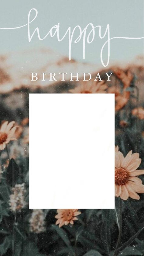 Happy Birthday Frame Instagram, Happy Birthday Template Instagram Story, Instagram Birthday Story Template, Birthday Frame Design, Birthday Template Instagram Aesthetic, Birthday Aesthetic Wallpaper, Birthday Template Aesthetic, Happy Birthday Template Aesthetic, Happy Birthday Instagram Story Template