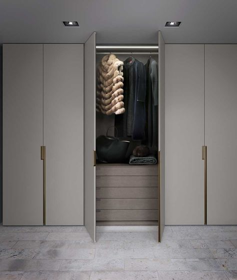 Modern Cupboard Design, Wardrobe Door Designs, Home Hall Design, Luxury Closets Design, Closet Colors, Wardrobe Designs, Bedroom Cupboard Designs, Modern Luxury Bedroom, Closet Layout