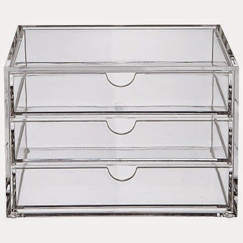 Acrylic Drawer Organizer, Big Bedroom, Drawer Storage Unit, Acrylic Drawers, Big Bedrooms, New York Homes, Set Of Drawers, Paper Tray, Drawer Shelves