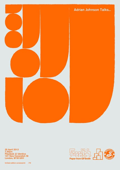 Adrian Johnson, Graphic Identity, 타이포그래피 포스터 디자인, Typographic Poster, Graphic Inspiration, Type Posters, Design Graphique, Typography Poster, Graphic Design Typography