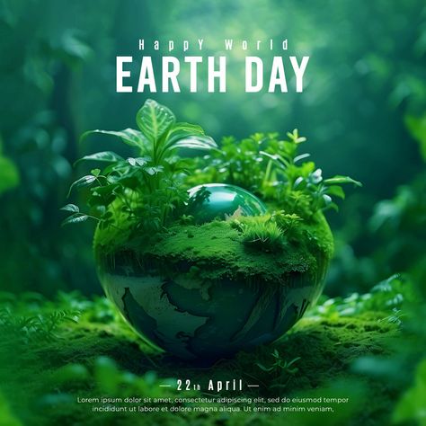 Earth Awareness, About Earth, Banner Image, World Earth Day, Photography Movies, Banner Images, Presentation Video, Banner Template Design, Music Decor