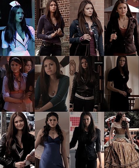 Elana Outfit, Tvd Outfit Aesthetic, Tvd Aesthetic Outfits, Vampire Diaries Aesthetic Outfits, Vampire Diaries Dresses, Elena Gilbert Outfits Season 1, 2000s Fashion Elena Gilbert, Elaina Gilbert Outfits, Cinema Outfit Ideas Movies