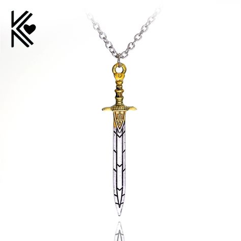 Percy Jackson The Sea Of Monsters Vintage Sword Statement Necklace Boutique Golded Men Long Pendants Necklace Free Shipping Percy Jackson Jewelry, Percy Jackson Merch, Percy Jackson Necklace, Percy Jackson Sea Of Monsters, Sea Of Monsters, Cosplay Jewelry, Christian Jewelry, Necklace For Men, Gold Pendant Necklace